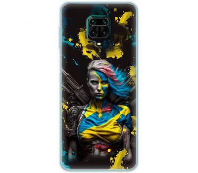 Чохол для Xiaomi Redmi Note 9S / 9 Pro MixCase патріотичні Нездоланна Українка