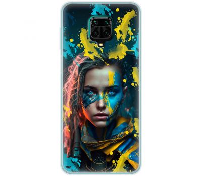 Чохол для Xiaomi Redmi Note 9S / 9 Pro MixCase патріотичні воєвнича Українка