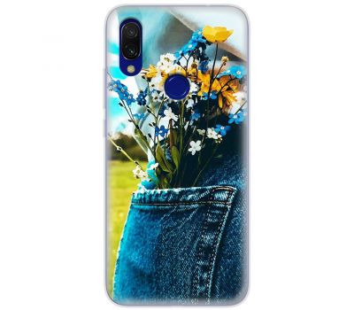 Чохол для Xiaomi Redmi 7 MixCase патріотичні квіти України