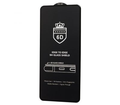 Захисне скло 6D для Xiaomi Redmi Note 10 Pro OG Crown чорний (OEM)