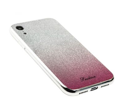 Чохол для iPhone Xr Ambre Fashion сріблястий/рожевий 3157309