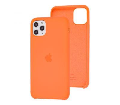 Чохол silicone для iPhone 11 Pro Max case папайя