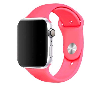 Ремінець для Apple Watch 42mm Band Silicone One-Piece barbie pink