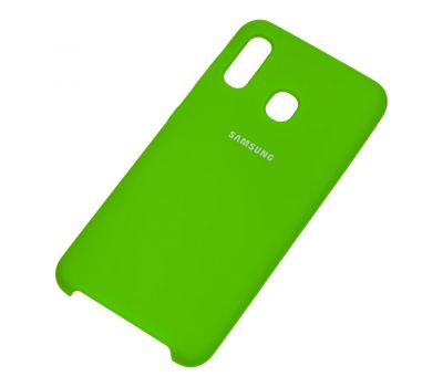 Чохол для Samsung Galaxy A20/A30 Silky Soft Touch зелений 3158688
