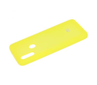 Чохол для Xiaomi Redmi 7 Silky Soft Touch лимонний 3159660