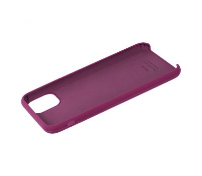 Чохол silicone для iPhone 11 Pro Max case темно-бордовий 3160915