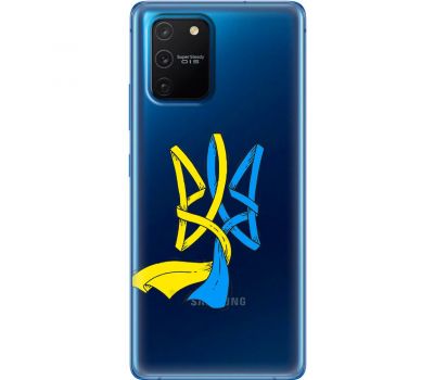 Чохол для Samsung Galaxy S10 Lite (G770) / A91 MixCase патріотичні синє-жовтий Тризуб