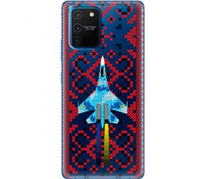 Чохол для Samsung Galaxy S10 Lite (G770) / A91 MixCase патріотичні Винищувач України