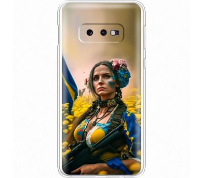 Чохол для Samsung Galaxy S10e (G970) MixCase патріотичні ніжна Українка