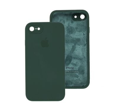 Чохол для iPhone 7/8/SE 20 Square Full camera зелений / dark green