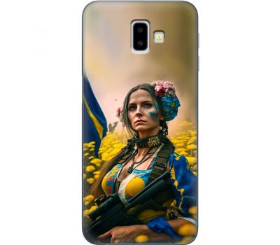Чохол для Samsung Galaxy J6+ 2018 (J610) MixCase патріотичні ніжна Українка