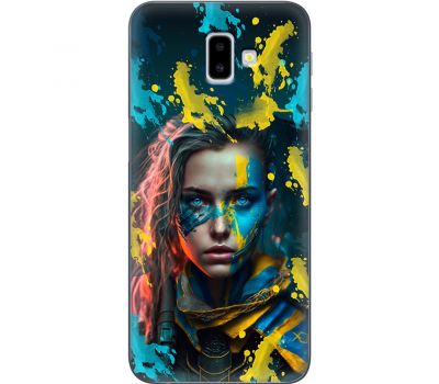 Чохол для Samsung Galaxy J6+ 2018 (J610) MixCase патріотичні воєвнича Українка