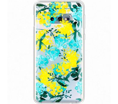 Чохол для Samsung Galaxy S10e (G970) MixCase патріотичні жовто-блакитні квіти