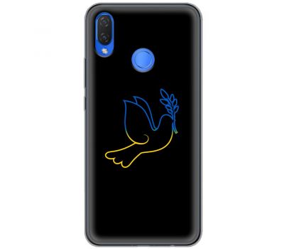 Чохол для Huawei P Smart Plus MixCase патріотичні синє-жовтий голуб