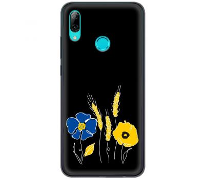 Чохол для Huawei P Smart 2019 MixCase патріотичні квіти україни