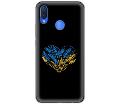 Чохол для Huawei P Smart Plus MixCase патріотичні синє-жовта пшениця