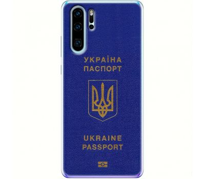 Чохол для Huawei P30 Pro MixCase патріотичні Україна паспорт