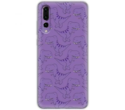 Чохол для Huawei P20 Pro Mixcase динозаврики