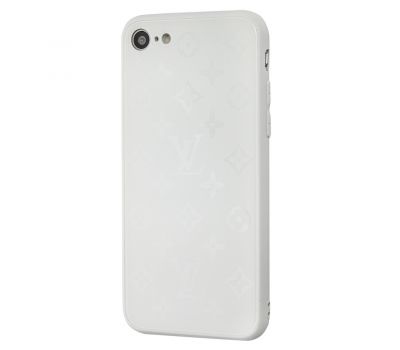 Чохол для iPhone 7/8/SE 20 glass LV білий