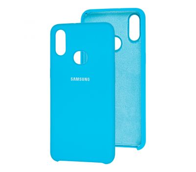 Чохол для Samsung Galaxy A10s (A107) Silky Soft Touch блакитний