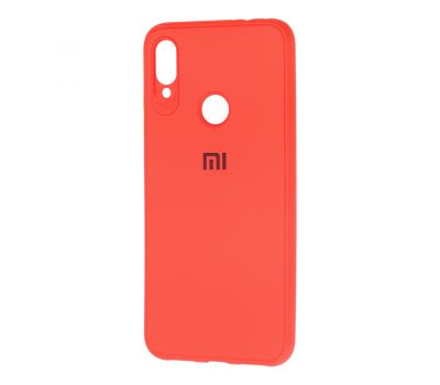 Чохол для Xiaomi Redmi Note 7 Logo світло-червоний