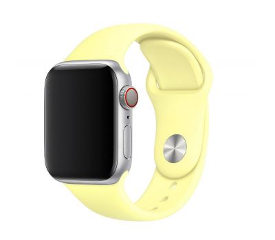 Ремінець для Apple Watch 42mm /44mm S Silicone One-Piece mellow yellow