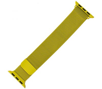 Ремінець для Apple Watch Milanese Loop 38mm/40mm жовтий