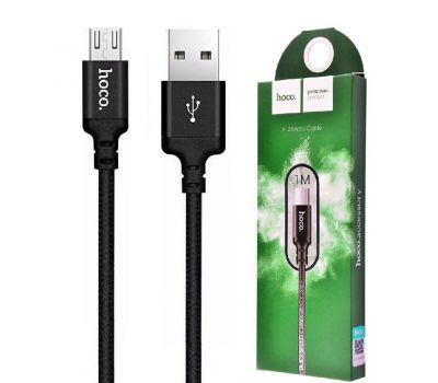 Кабель USB Hoco X14 Times Speed ​​microUSB 1m чорний