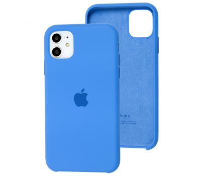 Чохол Silicone для iPhone 11 Premium case surf blue