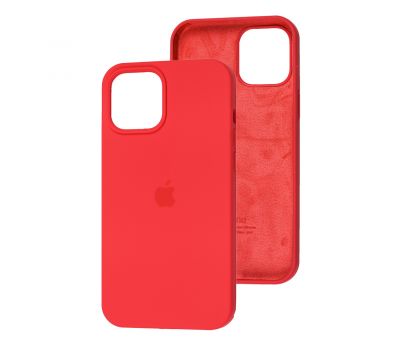Чохол Silicone для iPhone 12 Pro Max case cranberry