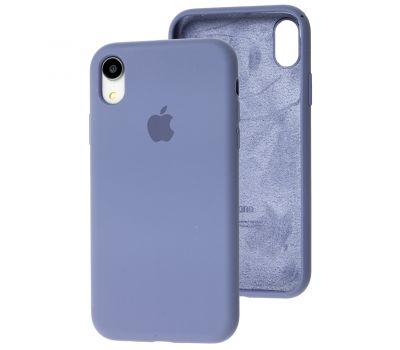 Чохол для iPhone Xr Silicone Full сірий / lavender gray