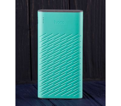 Зовнішній акумулятор power bank Hoco B18 Wen Nai 20000 mAh turquoise