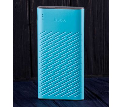Зовнішній акумулятор power bank Hoco B18 Wen Nai 20000 mAh blue