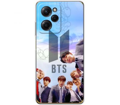 Чохол для Poco X5 Pro / Note 12 Pro Speed MixCase BTS вигляд знизу