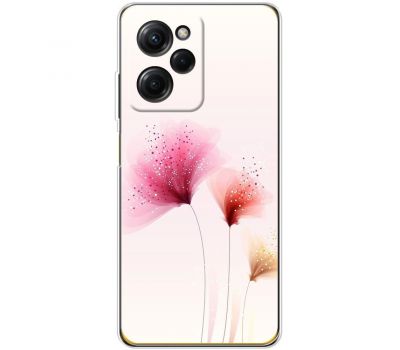 Чохол для Poco X5 Pro / Note 12 Pro Speed Mixcase квіти три чарівні квітки