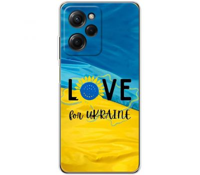 Чохол для Xiaomi Poco X5 Pro MixCase патріотичні love Ukraine