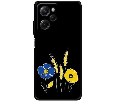 Чохол для Xiaomi Poco X5 Pro MixCase патріотичні квіти україни