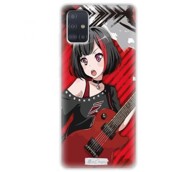 Чохол з аніме для Samsung Galaxy A51 (A515) Mixcase дівчинка з гітарою