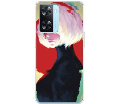 Чохол з аніме для  Oppo A57s Mixcase аніме дівчинка з білим волоссям