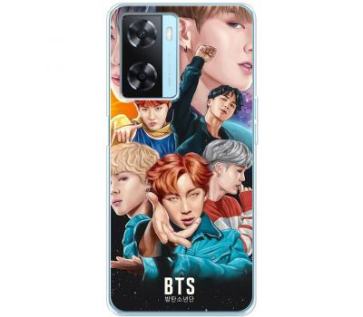 Чохол для Oppo A57s MixCase BTS у космосі