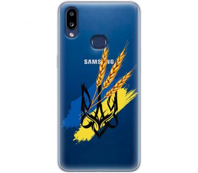 Чохол для Samsung Galaxy A10s (A107) MixCase патріотичні військовий герб із колосками