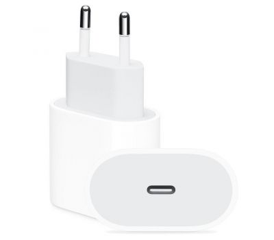 Зарядний пристрій адаптер Apple Power 18W USB-S білий