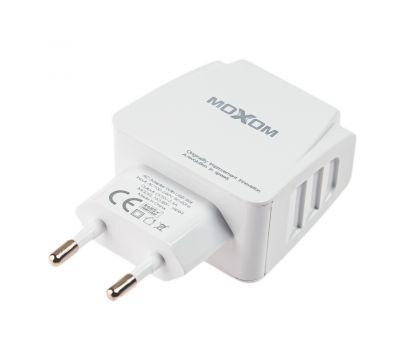 Зарядний пристрій Moxom MX-HC03 Type-C 2USB/2.4A білий 3172674