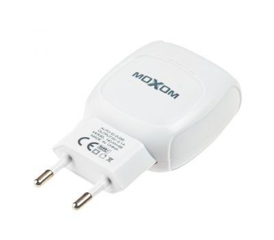 Зарядний пристрій Moxom KH-69 lightning 2USB/2.1A білий 3172629