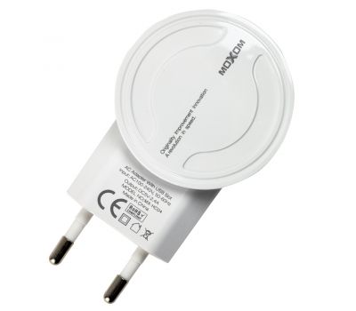 Зарядний пристрій Moxom MX-HC04 microUSB 2USB 2.4A білий 3172535