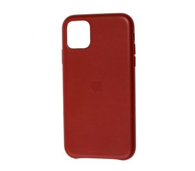 Чохол для iPhone 11 Leather сase (Leather) червоний 3172210