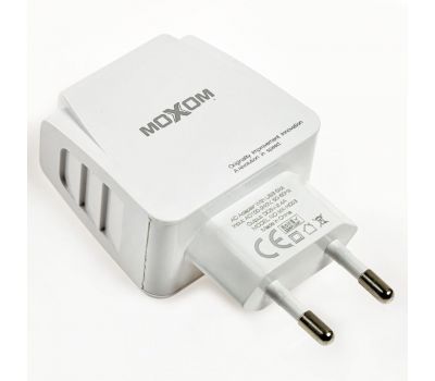 Зарядний пристрій Moxom MX-HC03 Type-C 2USB/2.4A білий 3172468