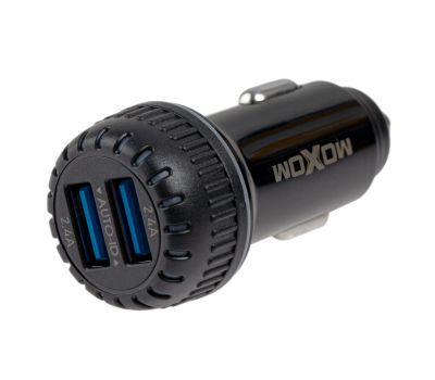 Автомобільний зарядний пристрій Moxom MX-VC02 Type-C 2USB/2,4A чорний 3172547