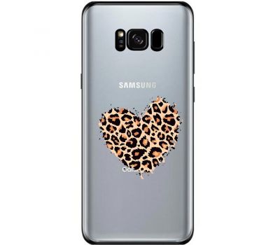 Чохол для Samsung Galaxy S8 (G950) MixCase Леопард серце