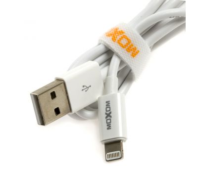 Зарядний пристрій Moxom KH-06 lightning USB/2.1A білий 3172559